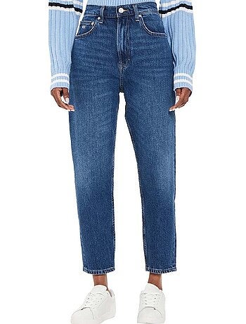 Tommy hilfiger dames mom jeans blauw dw0dw19244