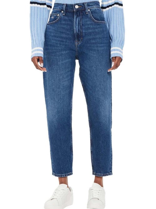 Tommy Hilfiger Dames Mom Jeans Blauw DW0DW19244 - Kiabi Tommy Hilfiger Dames Mom Jeans Blauw DW0DW19244 - Kiabi