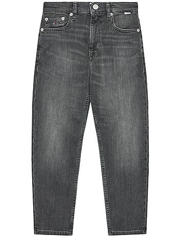Tommy hilfiger dames mom jeans tapered grijs