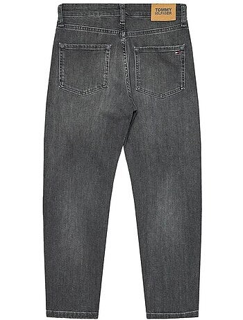 Tommy hilfiger dames mom jeans tapered grijs