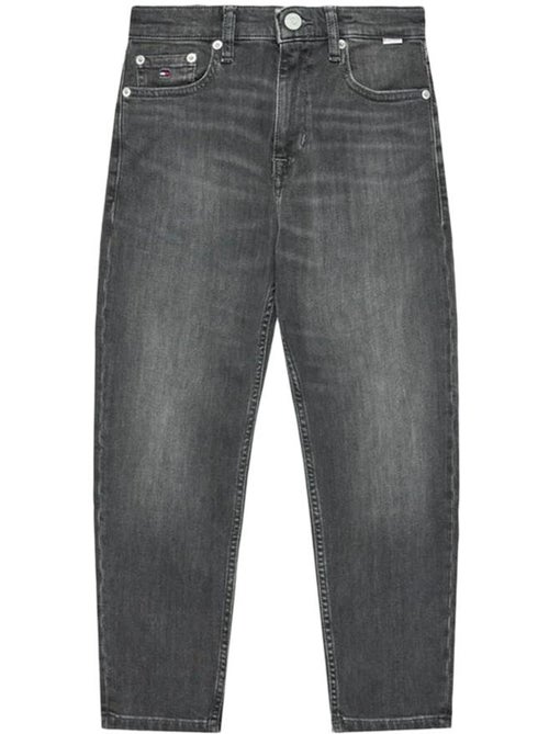 Tommy Hilfiger Dames Mom Jeans Tapered Grijs - Kiabi Tommy Hilfiger Dames Mom Jeans Tapered Grijs - Kiabi