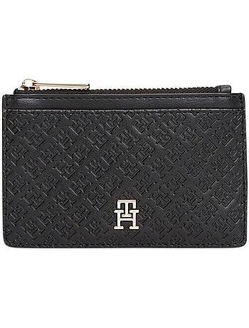 Tommy hilfiger lange ecru pasjeshouder voor dames