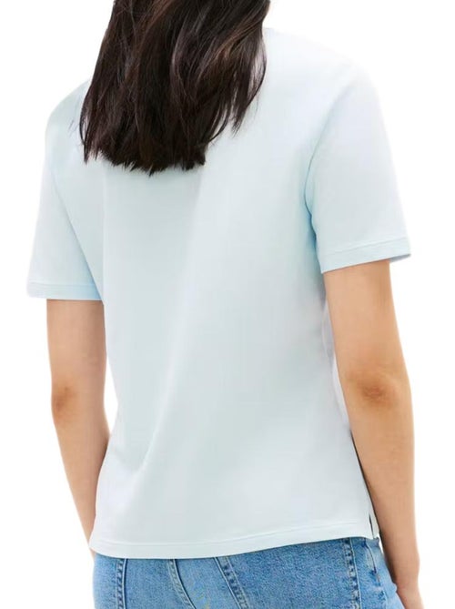 Tommy hilfiger dames polo lichtblauw cyr - Kiabi