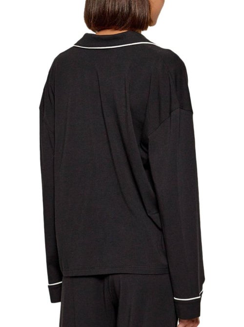 Tommy Hilfiger Dames Pyjama Zwart UW0UW06142 - Kiabi Tommy Hilfiger Dames Pyjama Zwart UW0UW06142 - Kiabi