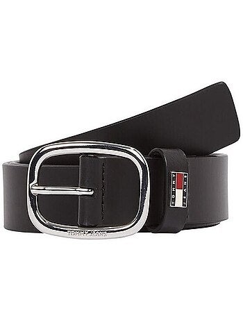 Tommy hilfiger dames riem zwart ovaal