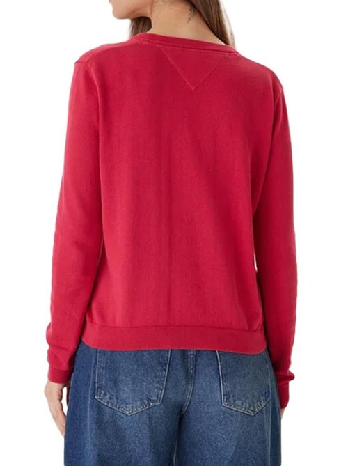 Tommy Hilfiger Dames Rode V-hals Trui - Kiabi Tommy Hilfiger Dames Rode V-hals Trui - Kiabi