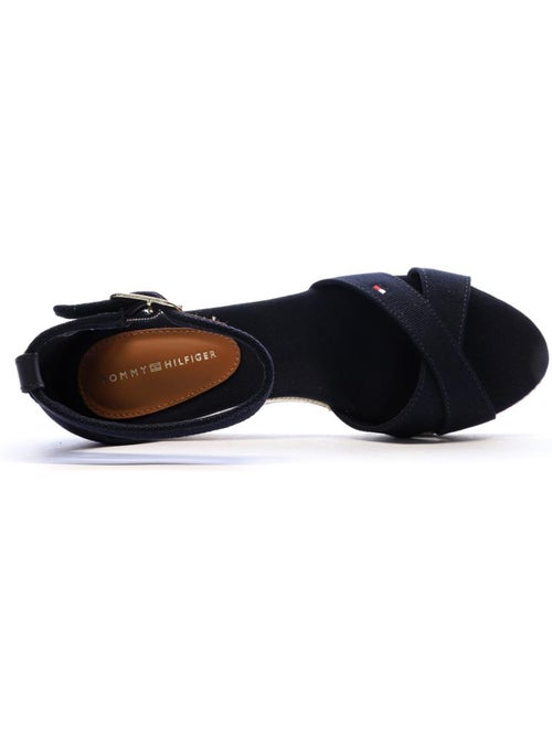 Tommy Hilfiger Dames Sandalen Marineblauw met Gekruiste Bandjes - Kiabi Tommy Hilfiger Dames Sandalen Marineblauw met Gekruiste Bandjes - Kiabi
