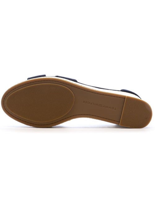 Tommy Hilfiger Dames Sandalen Marineblauw met Gekruiste Bandjes - Kiabi Tommy Hilfiger Dames Sandalen Marineblauw met Gekruiste Bandjes - Kiabi