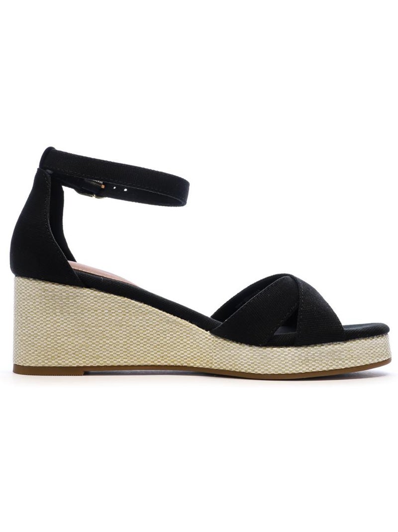 Tommy Hilfiger Dames Sandalen Zwart Flag Criss-Cross Zwart - Kiabi