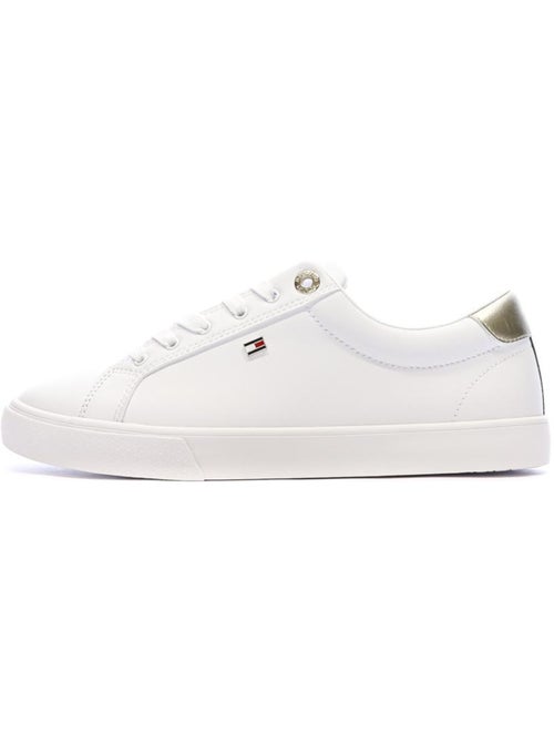 Tommy hilfiger dames sneakers wit/zilver - Kiabi Tommy hilfiger dames sneakers wit/zilver - Kiabi