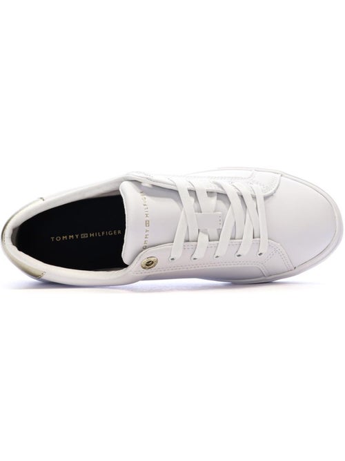 Tommy hilfiger dames sneakers wit/zilver - Kiabi Tommy hilfiger dames sneakers wit/zilver - Kiabi