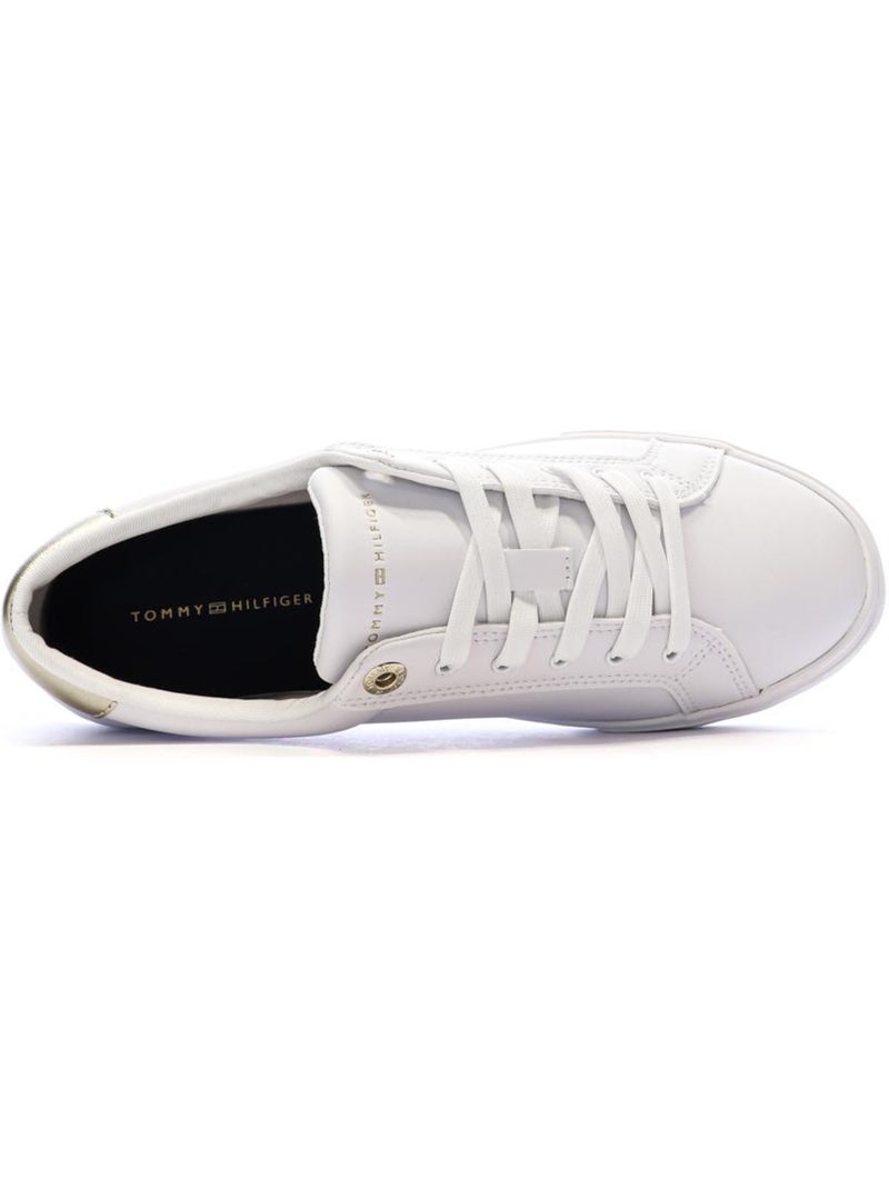 Tommy hilfiger dames sneakers wit/zilver Wit - Kiabi