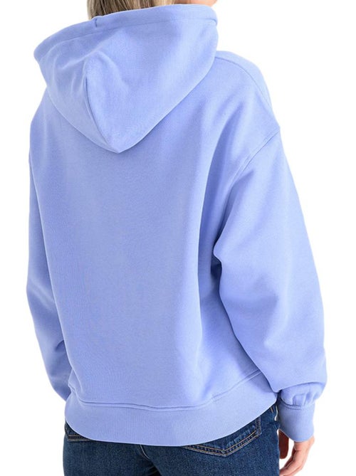 Tommy Hilfiger Dames Sweatshirt Blauw met Badges - Kiabi Tommy Hilfiger Dames Sweatshirt Blauw met Badges - Kiabi