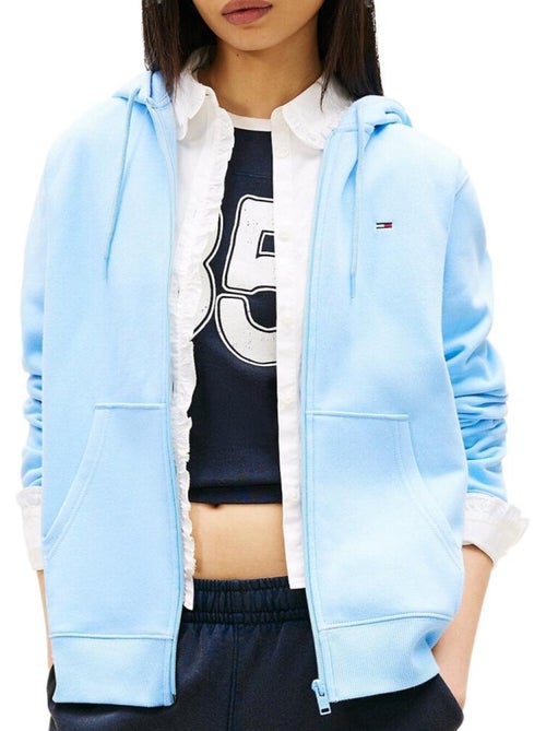 Tommy Hilfiger Dames Sweatshirt Blauw Tjw Reg S Flag - Kiabi Tommy Hilfiger Dames Sweatshirt Blauw Tjw Reg S Flag - Kiabi