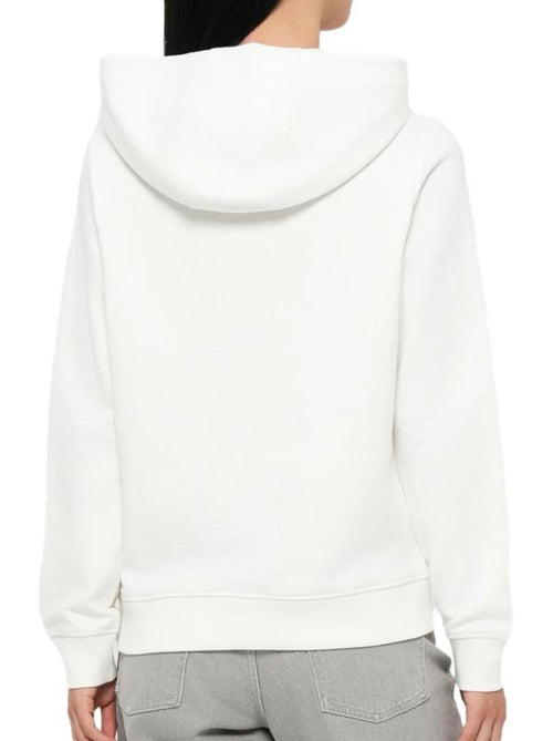 Tommy Hilfiger Dames Sweatshirt Ecru met Logo - Kiabi Tommy Hilfiger Dames Sweatshirt Ecru met Logo - Kiabi