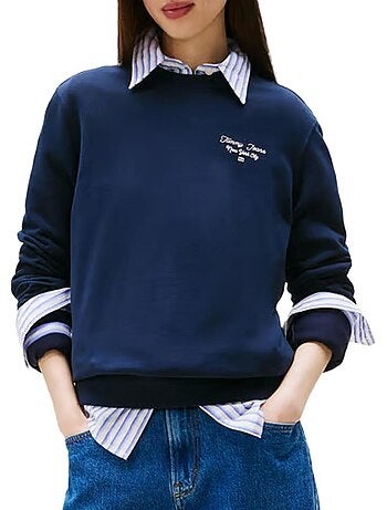 Tommy hilfiger dames sweatshirt zwart 21960