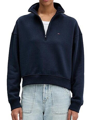 Tommy hilfiger dames sweatshirt marineblauw