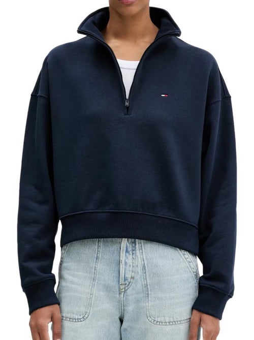 Tommy Hilfiger Dames Sweatshirt Marineblauw - Kiabi Tommy Hilfiger Dames Sweatshirt Marineblauw - Kiabi