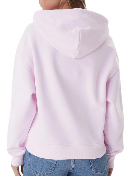Tommy hilfiger dames sweatshirt roze met badges - Kiabi