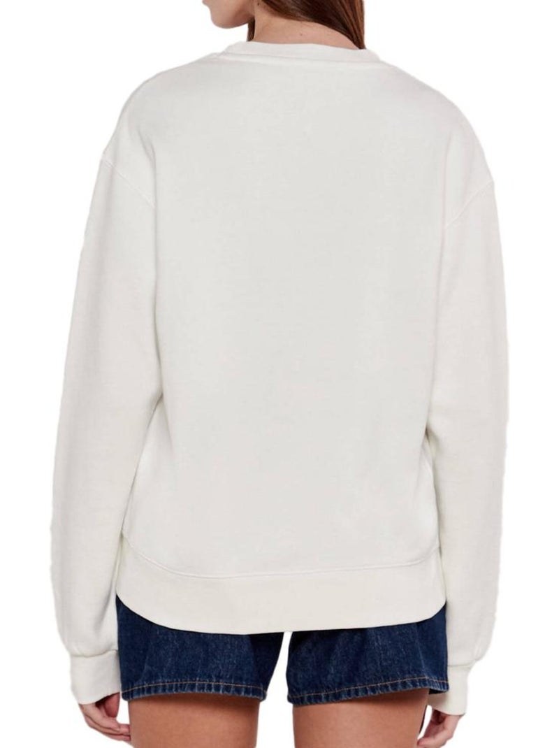 Tommy Hilfiger Dames Sweatshirt Wit Contrast Wit - Kiabi