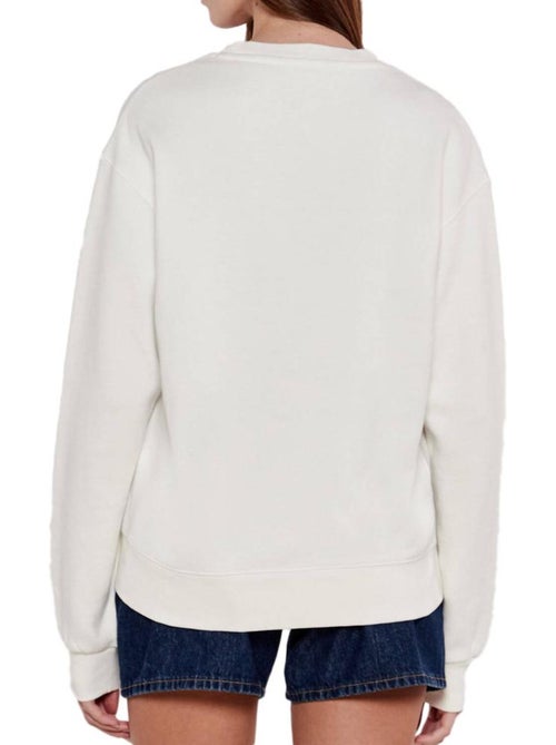 Tommy hilfiger dames sweatshirt wit contrast - Kiabi