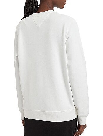 Tommy hilfiger dames sweatshirt wit dw0dw22829