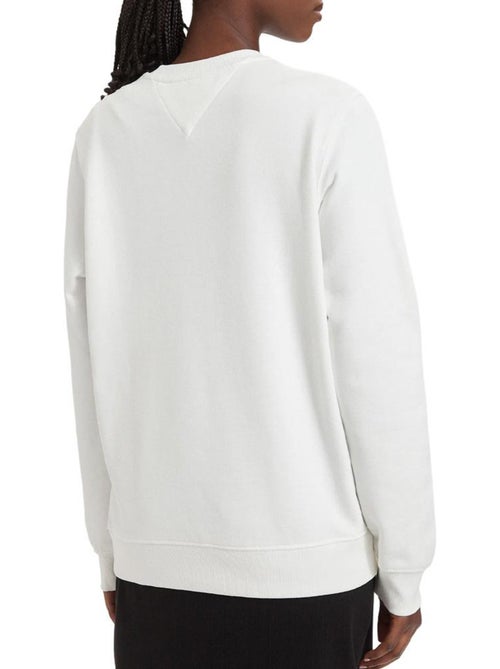 Tommy Hilfiger Dames Sweatshirt Wit DW0DW22829 - Kiabi Tommy Hilfiger Dames Sweatshirt Wit DW0DW22829 - Kiabi
