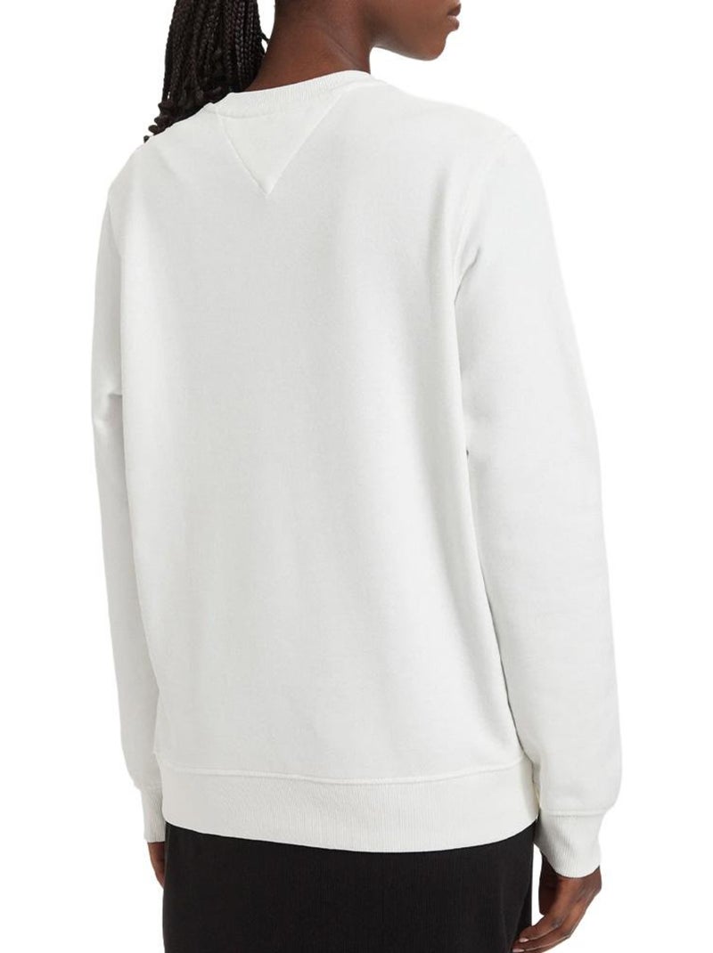 Tommy Hilfiger Dames Sweatshirt Wit DW0DW22829 Beige - Kiabi