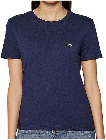 Tommy hilfiger dames t-shirt regular fit marineblauw