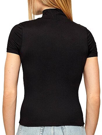 Tommy hilfiger dames t-shirt zwart dw0dw21563