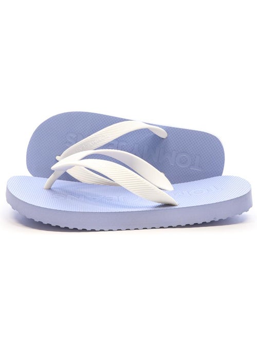 Tommy Hilfiger Dames Teenslippers Blauw/Wit EN0EN02447 - Kiabi Tommy Hilfiger Dames Teenslippers Blauw/Wit EN0EN02447 - Kiabi