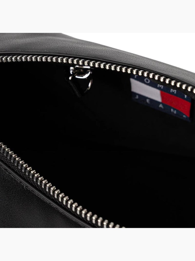 Tommy Hilfiger Dames Zwarte Schoudertas met Ketting Zwart - Kiabi