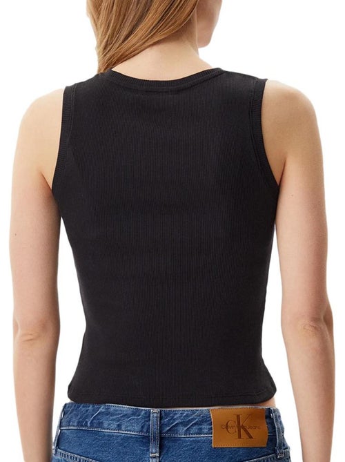 Tommy Hilfiger Dames Zwarte Script Tanktop - Kiabi Tommy Hilfiger Dames Zwarte Script Tanktop - Kiabi