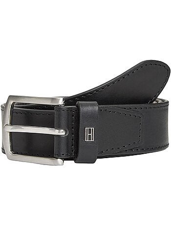 Tommy hilfiger dentones zwarte herenriem