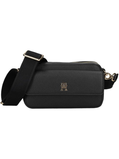 Tommy Hilfiger Distinct Dames Schoudertas Zwart AW0AW17455 - Kiabi Tommy Hilfiger Distinct Dames Schoudertas Zwart AW0AW17455 - Kiabi