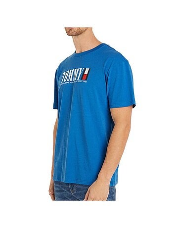 Tommy hilfiger dna t-shirt zwart voor heren