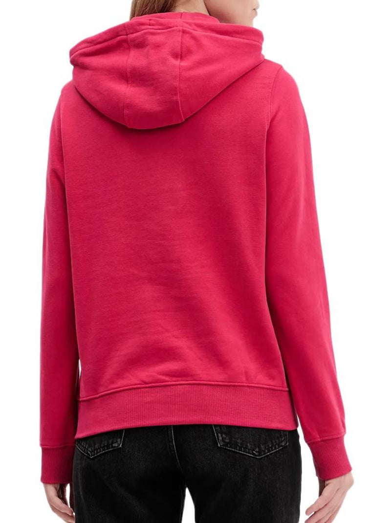 Tommy Hilfiger Donkerroze Dames Sweatshirt met Logo Roze - Kiabi
