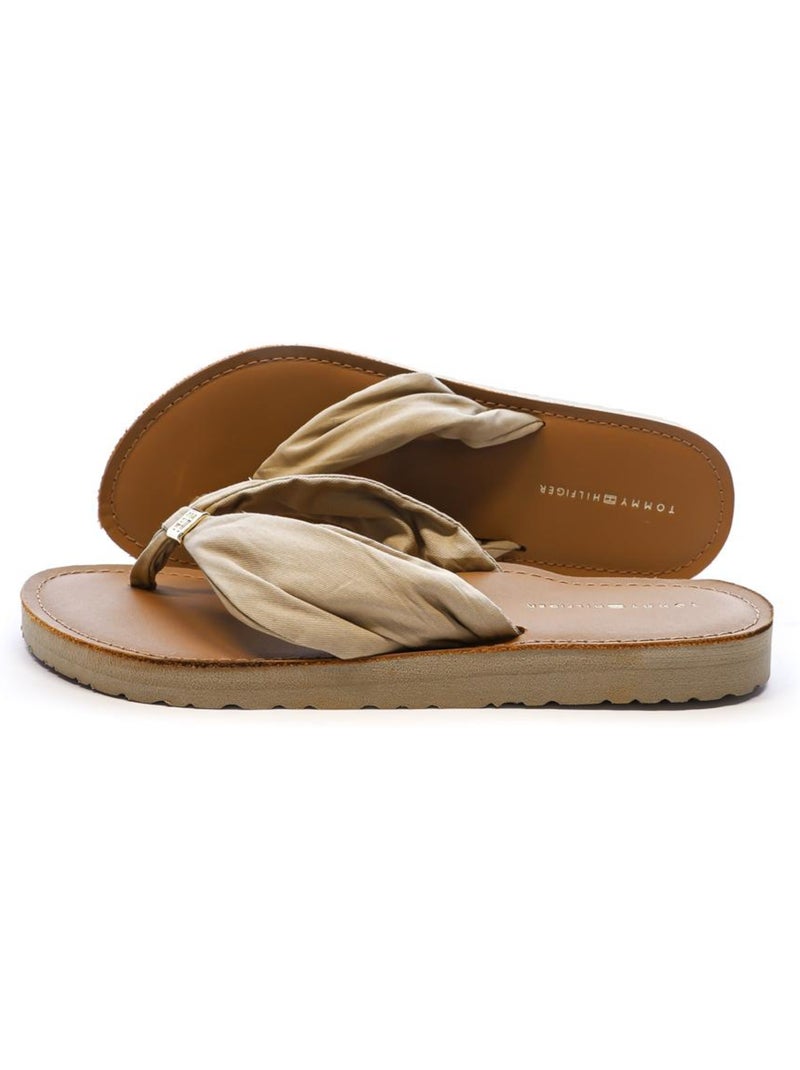 Tommy hilfiger elevated beach slippers beige dames Beige - Kiabi