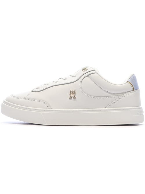 Tommy Hilfiger Essential Chic Witte Dames Sneakers - Kiabi Tommy Hilfiger Essential Chic Witte Dames Sneakers - Kiabi