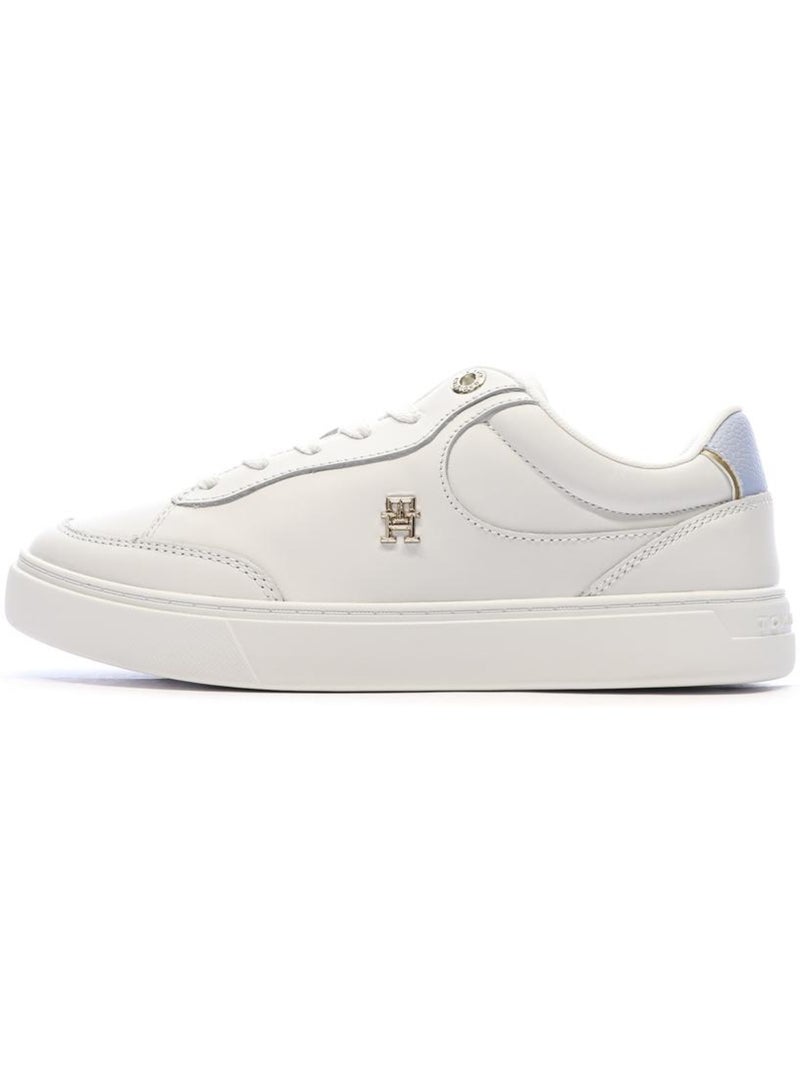 Tommy Hilfiger Essential Chic Witte Dames Sneakers Wit - Kiabi