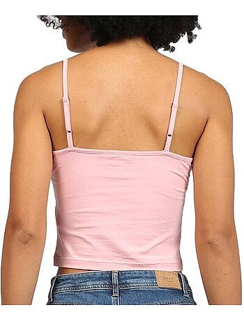 Tommy hilfiger essential dames tanktops wit/roze - 2-pack