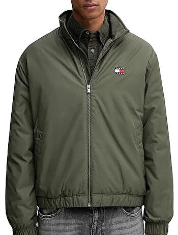 Tommy hilfiger essential gewatteerde groene heren bodywarmer