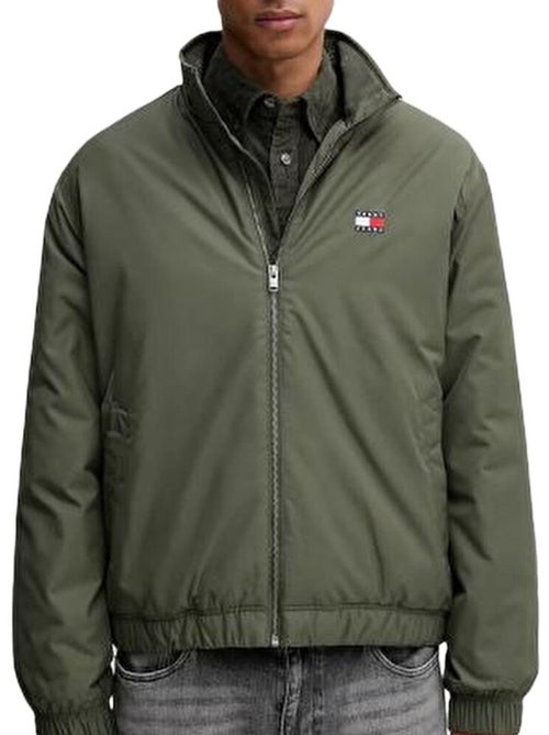 Tommy Hilfiger Essential Gewatteerde Groene Heren Bodywarmer - Kiabi Tommy Hilfiger Essential Gewatteerde Groene Heren Bodywarmer - Kiabi