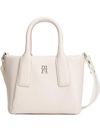 Tommy hilfiger essential mini crossbody tas beige dames