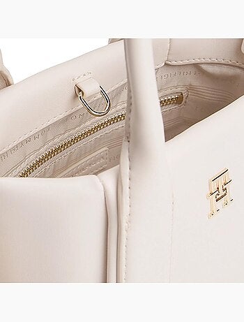 Tommy hilfiger essential mini crossbody tas beige dames