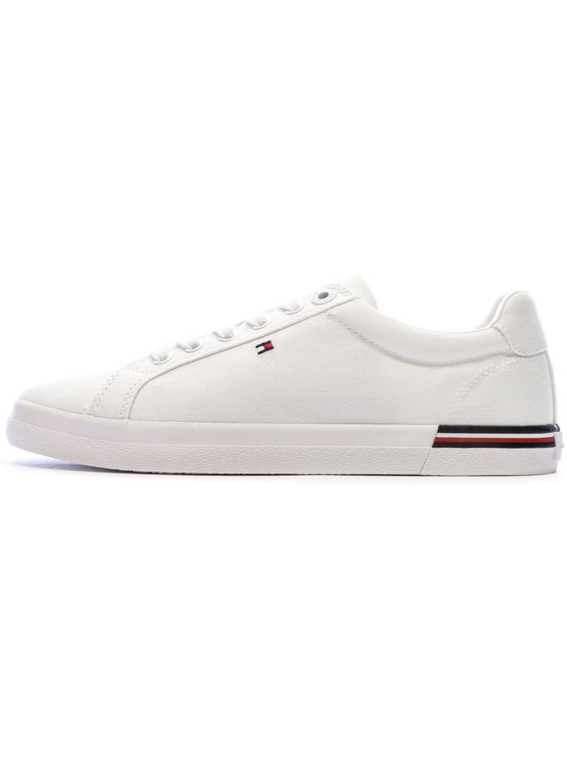 Tommy Hilfiger Essential Stripes Sneakers Dames Wit Wit - Kiabi