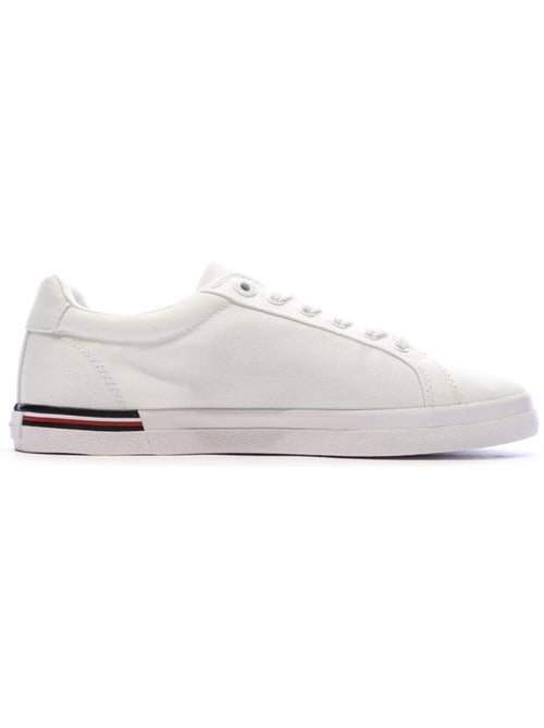 Tommy Hilfiger Essential Stripes Sneakers Dames Wit - Kiabi Tommy Hilfiger Essential Stripes Sneakers Dames Wit - Kiabi