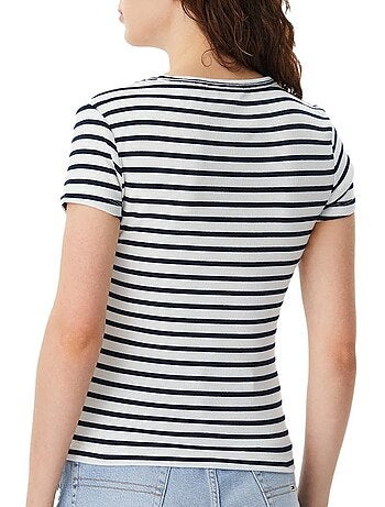 Tommy hilfiger essential t-shirt dames zwart/wit
