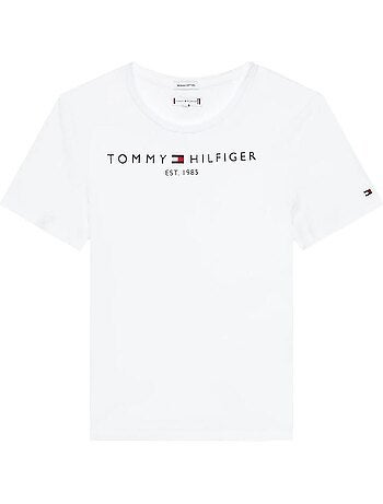 Tommy hilfiger essential t-shirt voor meisjes - marineblauw