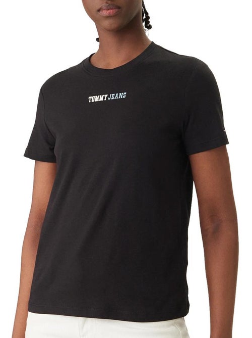 Tommy hilfiger essential t-shirt zwart voor heren - Kiabi Tommy hilfiger essential t-shirt zwart voor heren - Kiabi